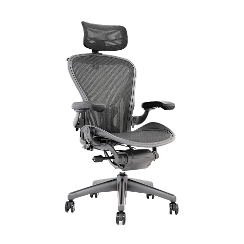 Herman Miller Aeron Chair - Size B, Graphite