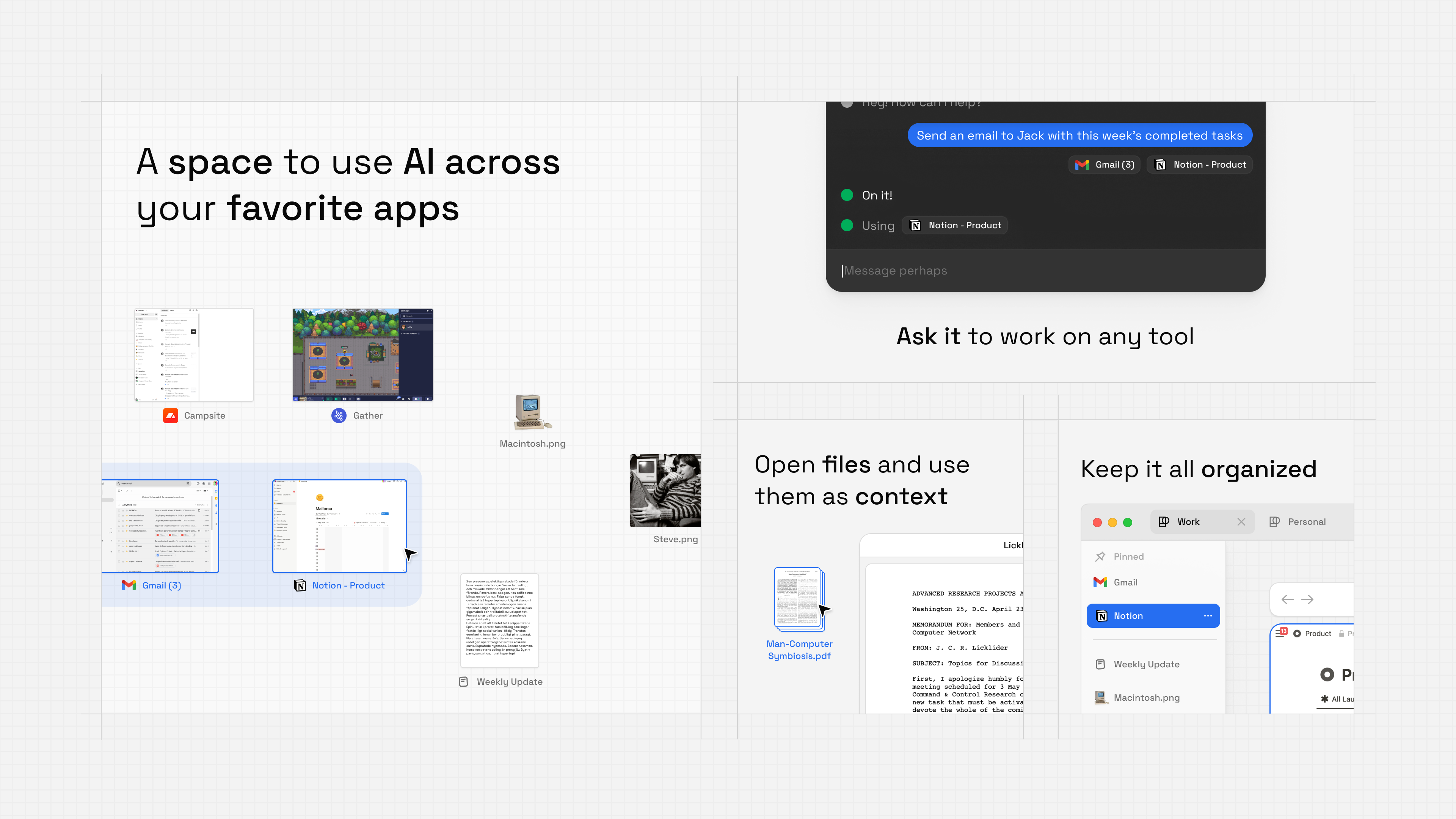 Perhaps Workspace interface